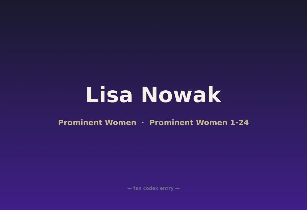 Lisa Nowak