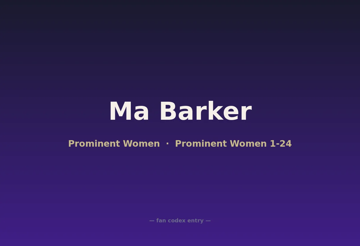 Ma Barker