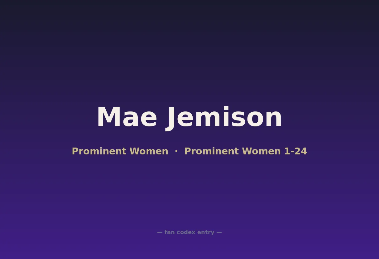 Mae Jemison