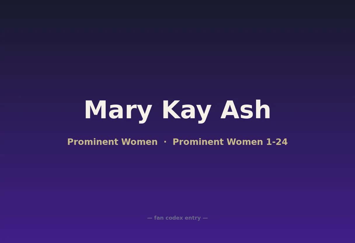 Mary Kay Ash
