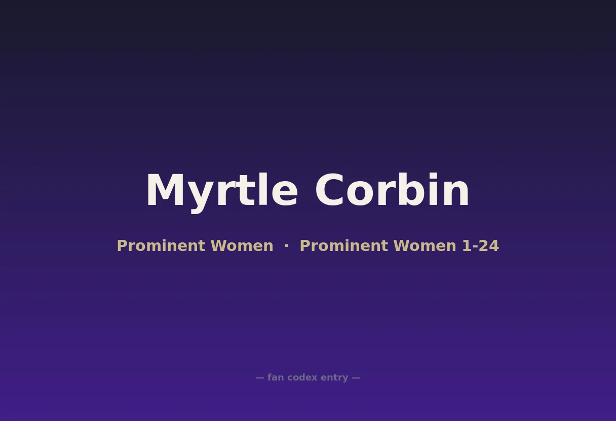 Myrtle Corbin